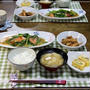 ・お魚久しぶり　鮭と小松菜のごまみそ煮＆ごぼうのから揚げ　