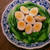 酢醤油たまごとチンゲン菜のガーリックオイスターソース