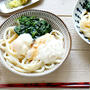 モロヘイヤととろろの冷やしうどん