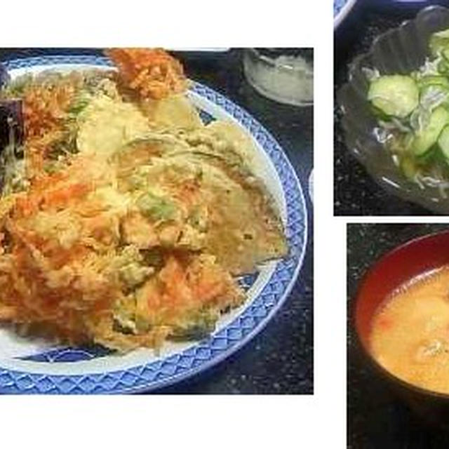 エビと枝豆のかき揚げ、他禁断のメニュー？
