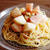 桃とトマトの冷製パスタ②