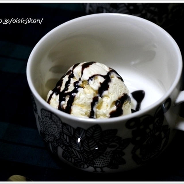 ■レシピ■お豆腐のアイスクリーム。