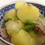 にんにくの香りひきたつあっさり　塩肉じゃが