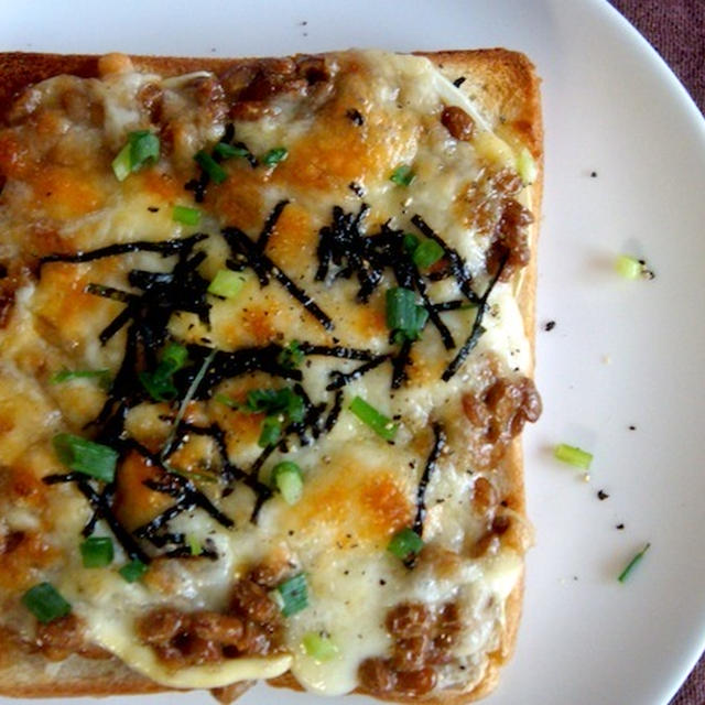 納豆トースト