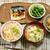タケノコご飯で和定食