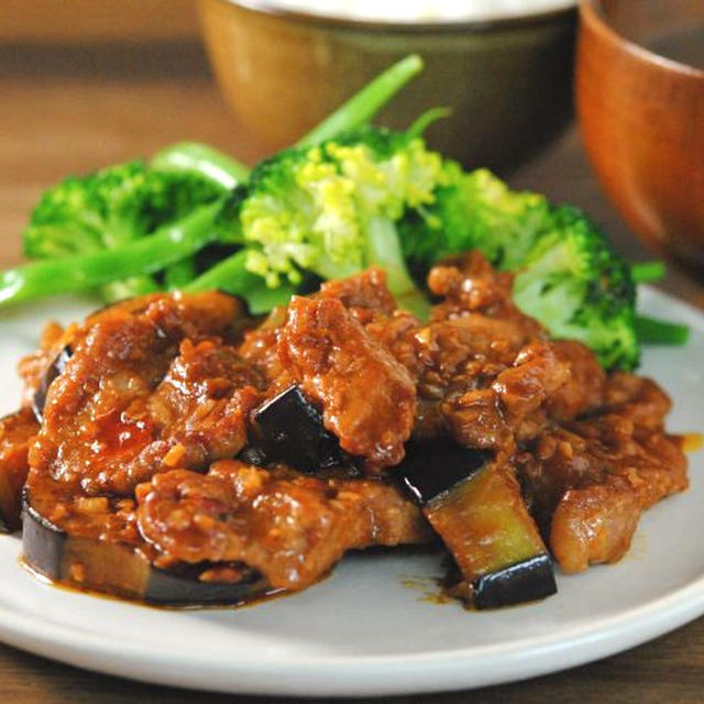 ご飯がススム☆豚肉と茄子のピリ辛味噌炒め