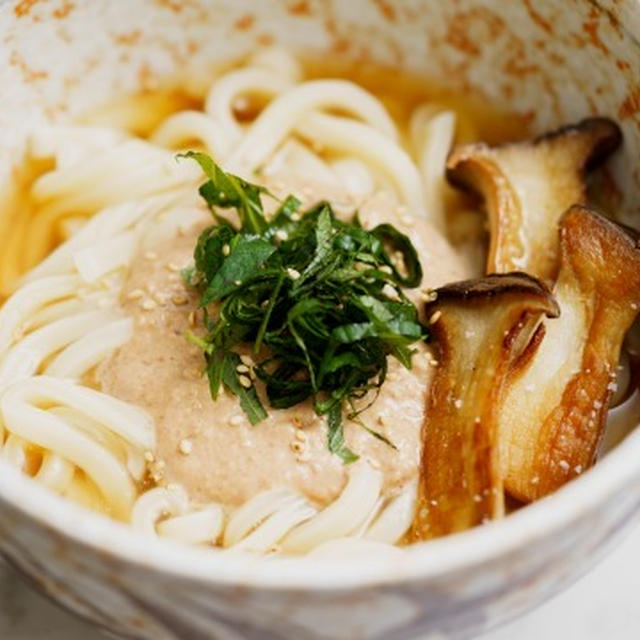 ナッツごまダレうどんのレシピ