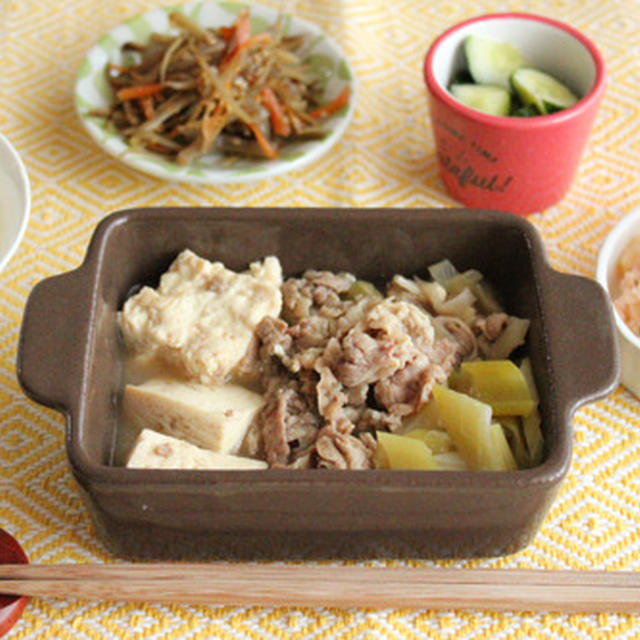 簡単・作り置きでスピード定食！肉豆腐編