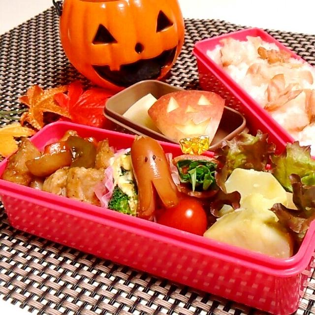 ﾊﾛｳｲﾝの日の　酢豚弁当♪　