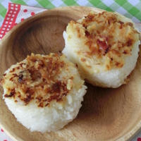 自然の甘味を生かして☆リンゴ味噌の焼きおにぎり