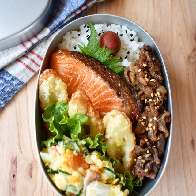 【お弁当】レンチンのお餅にハマっています。