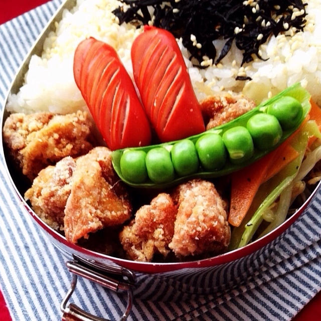 高1男子のお弁当。。