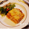 カッテージチーズ入りラザニア♪ Lasagna with Cottage Cheese