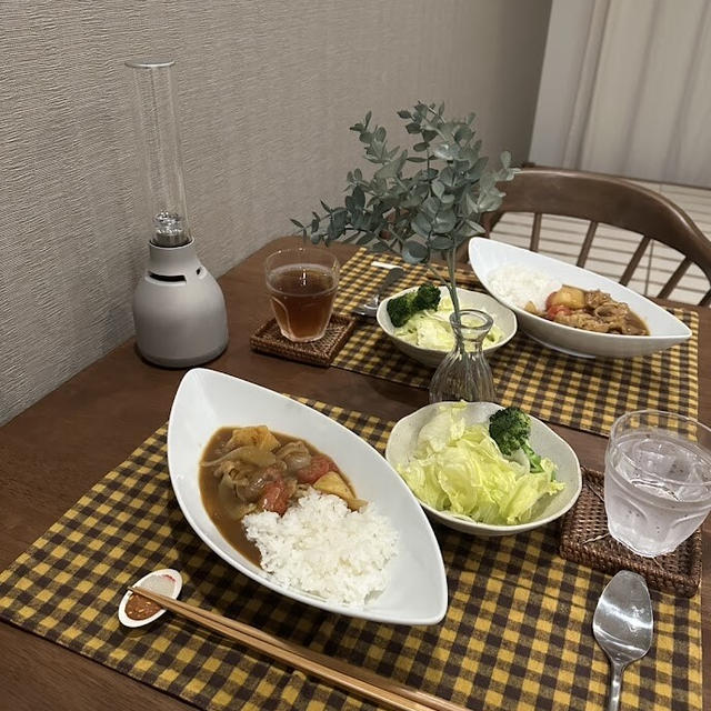 助っ人なーさんがすぅのお宅を初訪問！娘たちの作った晩ごはんと土曜日の我が家の晩ごはん
