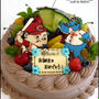 カープぼうやとスライリーのケーキ