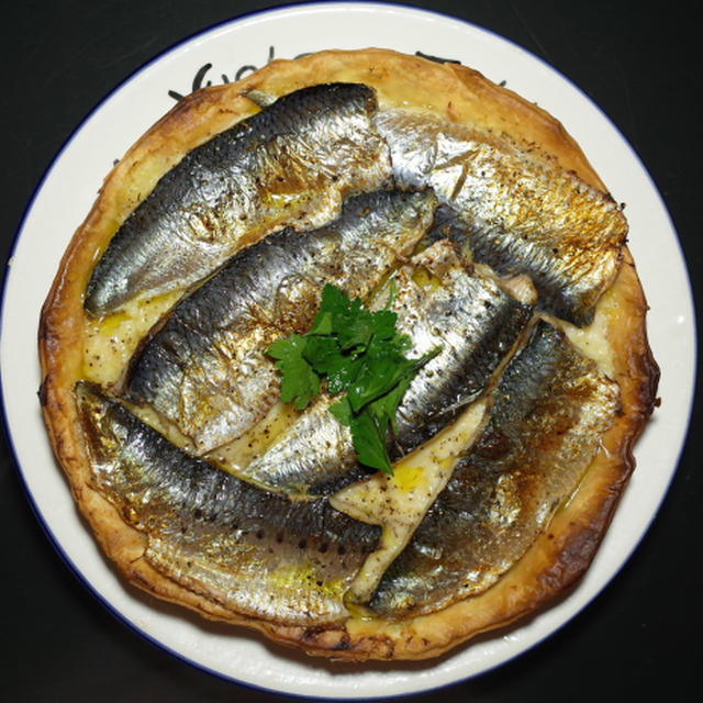 今日の一皿《ブランダードといわしのタルト》 Tatre à la brandade et aux sardines