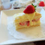 * 簡単 * 冷凍パイシートで いちごのミルフィーユ *
