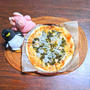 しらすと高菜の和風ピザ