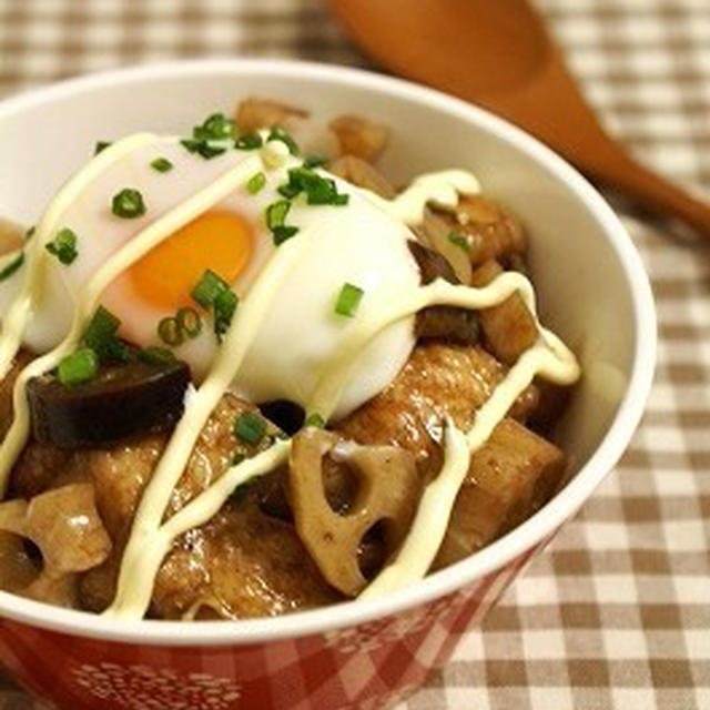 バルサミコチキン丼