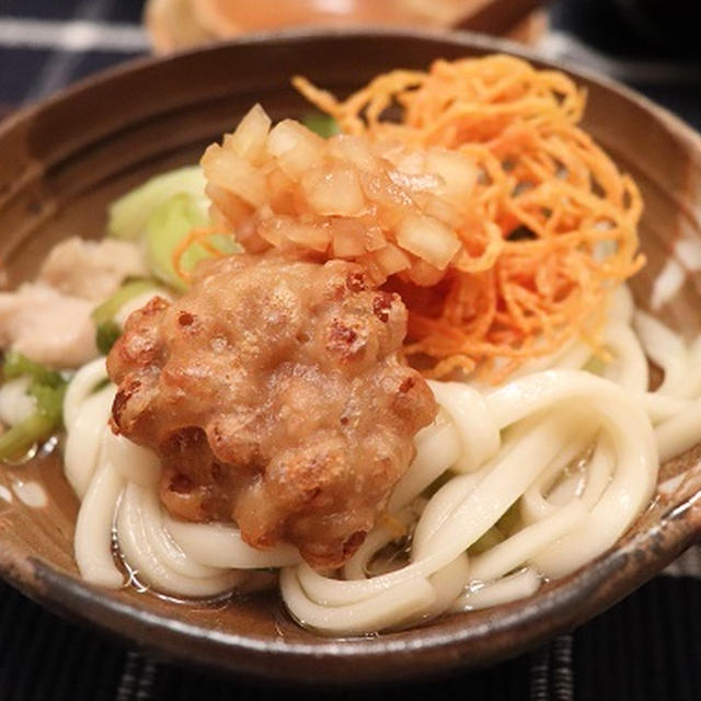 ★　遊びながら鍋つけうどん