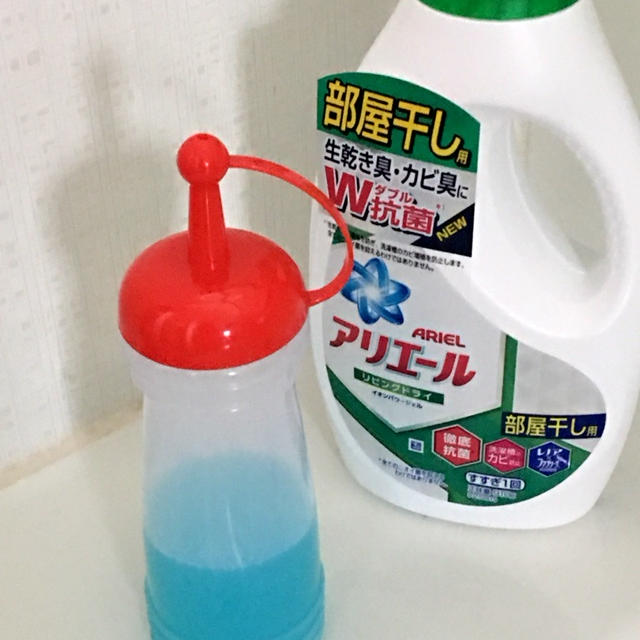 試して本当に良かったこと【洗剤はドレッシングボトルに入れると使いやすい！】