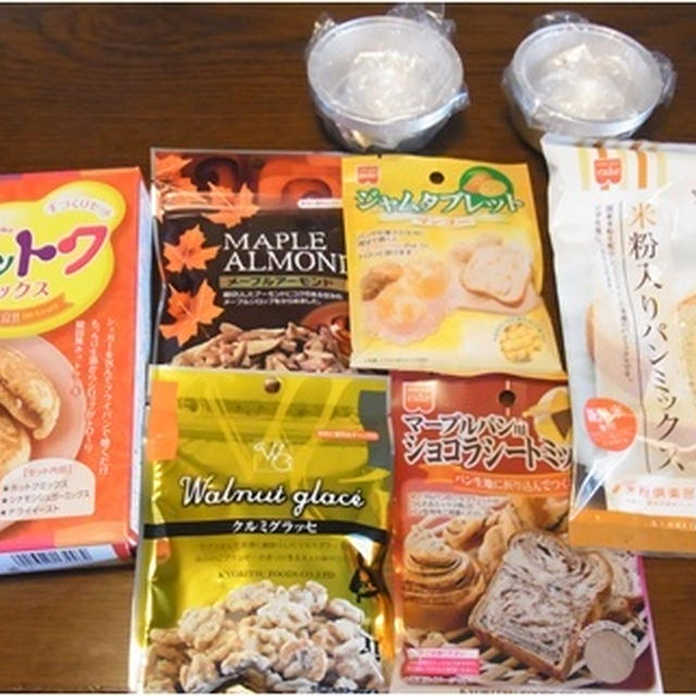 共立食品 さん春の新商品7点セットで抹茶桜のお焼き作りました♪