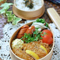 自家製タルタルソースの白身魚フライのお弁当と大量の大葉の消費はこれ！
