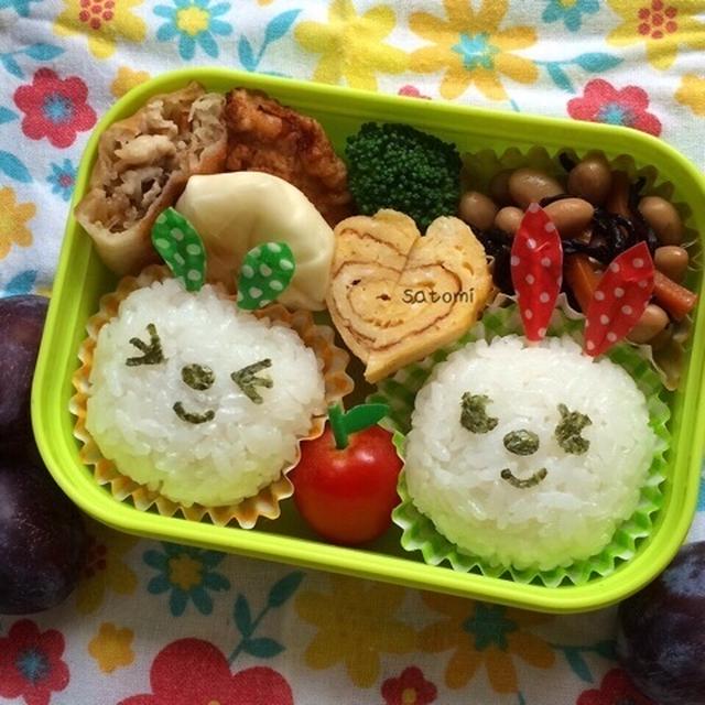 幼稚園弁当☆スーパームーンで願い事がかなう?!　ウサギさん　キャラ弁