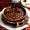 【クリスマスケーキレシピ】ホールで作る濃厚チョコのブッシュドノエル