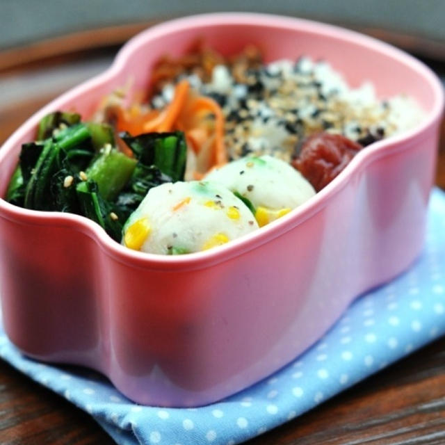はんぺんベジボール弁当。