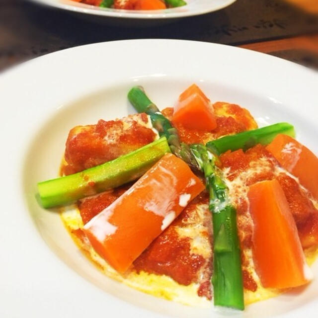 【簡単時短！】鶏肉のトマト煮込み風Ψ(｀▽´)Ψ