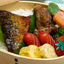 【お弁当】塩鯖を使って簡単時短.ᐟ.ᐟ.ᐟ.ᐟ.ᐟ鯖の胡麻マヨ焼き