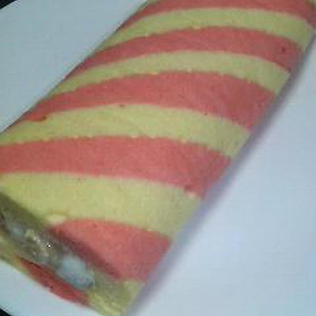 しましまロールケーキ