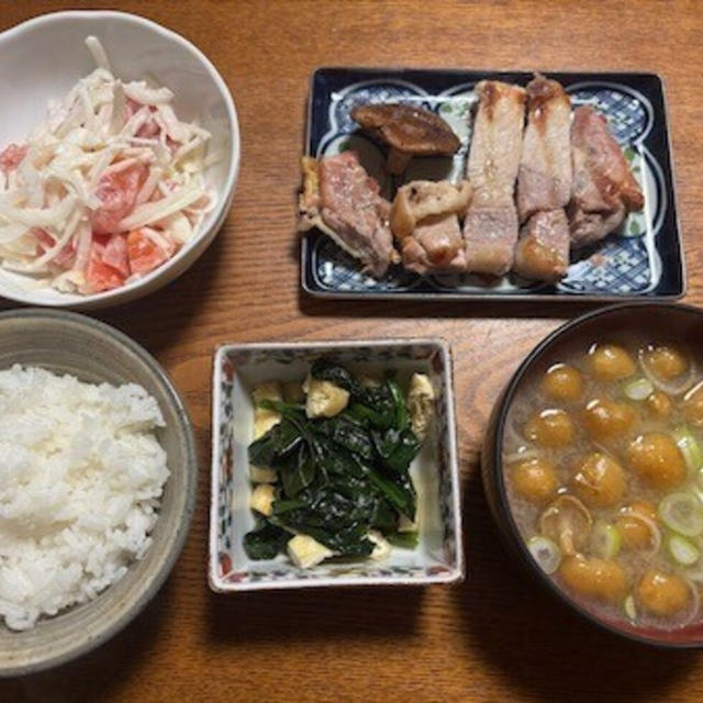 豚肉と鶏もも肉のココット焼き