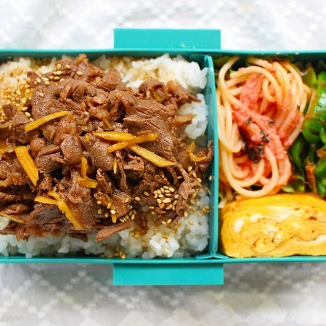 即席☆男子弁　生米からチーズリゾット　ネギとベーコンの炒め物
