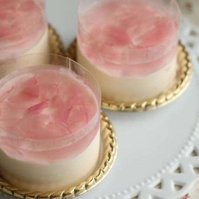 桜チーズケーキ　＊お菓子教室C＊