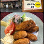 近所の洋食屋「豚幸」で初カキフライ