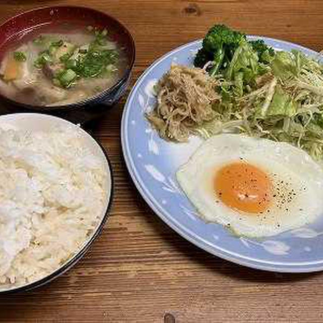 休日の朝ごはん。イチジクの植え付け