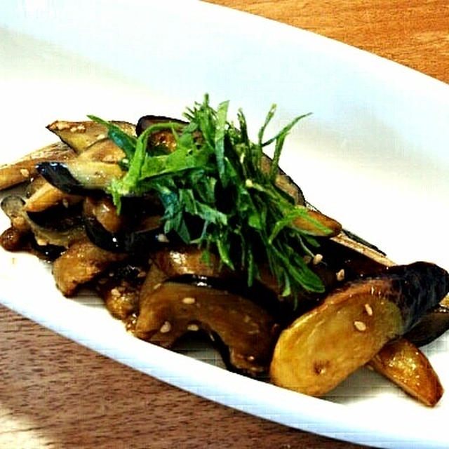 茄子の香味炒め