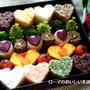 ハートがいっぱい大人可愛いおにぎり弁当♪