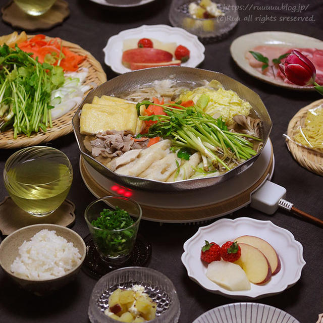 【献立】塩きりたんぽ鍋＆〆はラーメンと、さつまいもとクリームチーズのサラダなど。～値上げの瞬間を見た話～