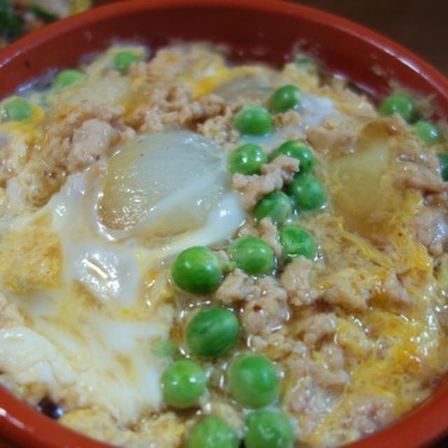 鶏じゃがと豆の卵とじ／クタクタブロッコリー