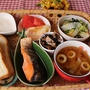 有り合わせの朝ご飯