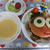 ミニオンのハンバーガー＆豆腐入りお月見団子