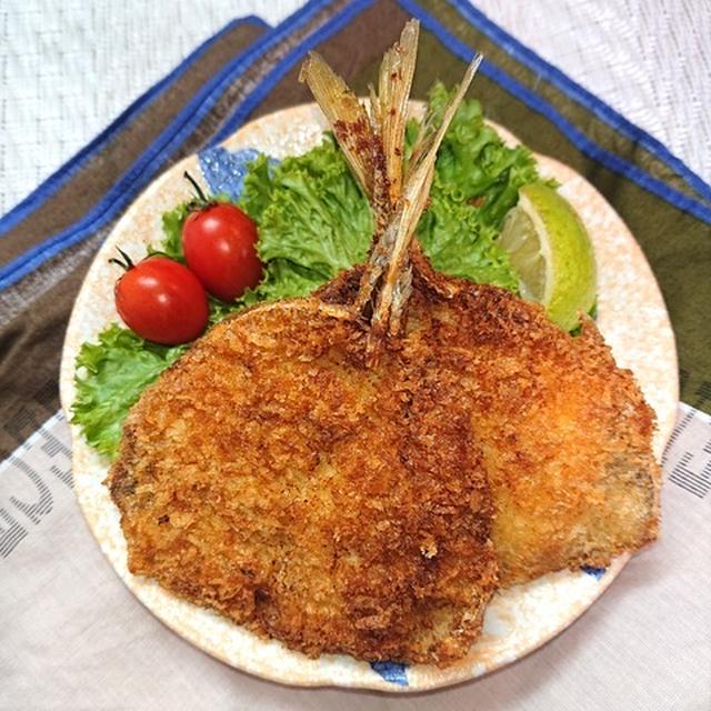 釣った魚でアジフライ（小麦粉不要）臭み取り方法