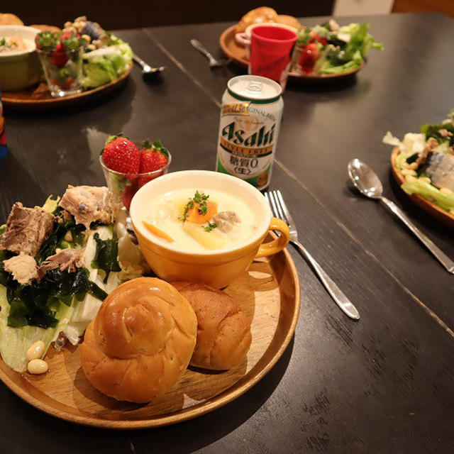 口内炎で口が痛い時の晩御飯。