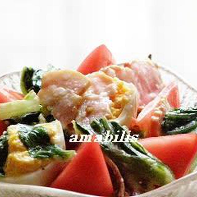玉子と野菜のサラダ