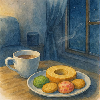 【夜風と紅茶と、おやつ時間】  クッキーの保存方法もあわせてご紹介