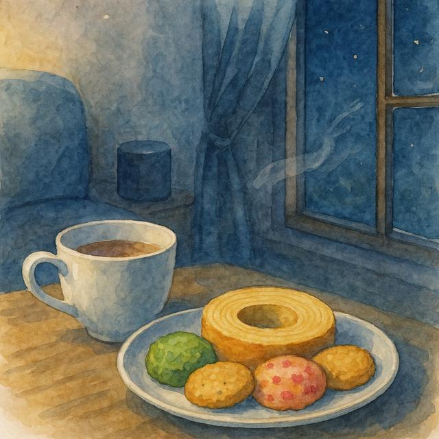 【夜風と紅茶と、おやつ時間】  クッキーの保存方法もあわせてご紹介