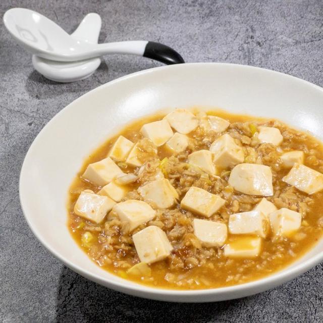 焼き肉のたれで超簡単に味が決まる！「オートミール」で作るヘルシー麻婆豆腐#michill